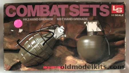 LS 1/1 Combat Sets - Mk2 Hand Grenade and M67 Hand Grenade Full-Size Replicas, P505 plastic model kit